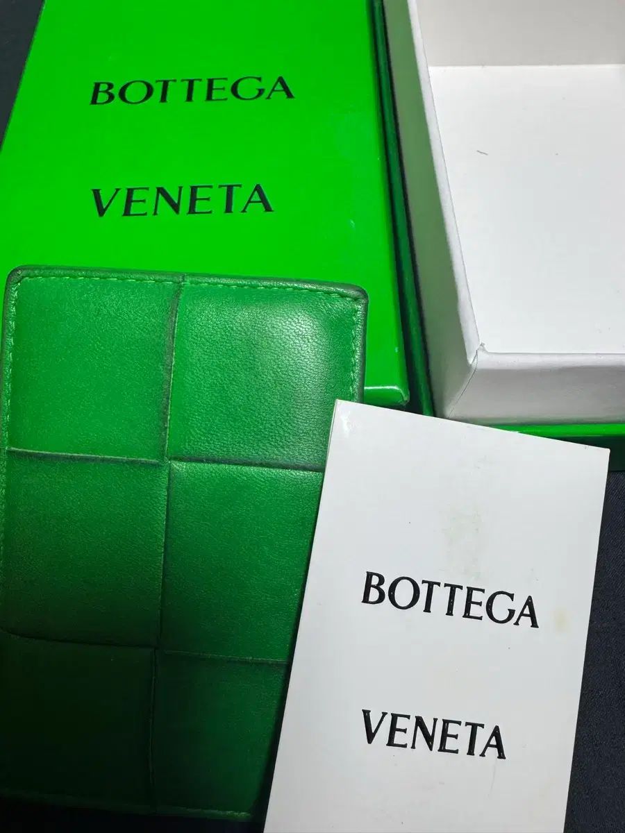 ボッテガ・ヴェネタ グリーン カードウォレット + フルセット