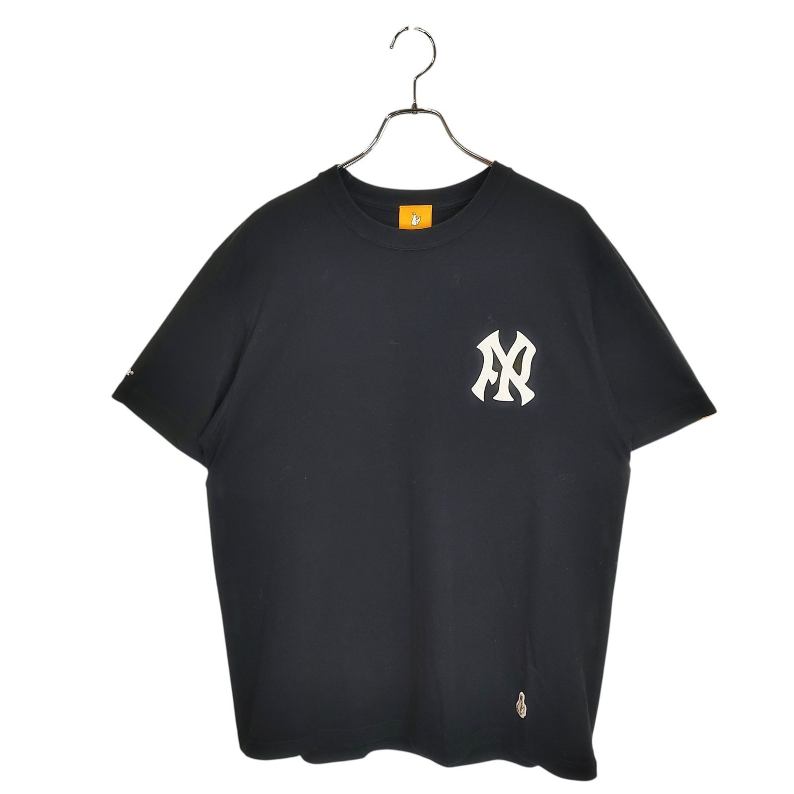 FR2 エフアールツー MLB NYロゴ 刺繍 半袖 Tシャツ L ブラック メンズ 