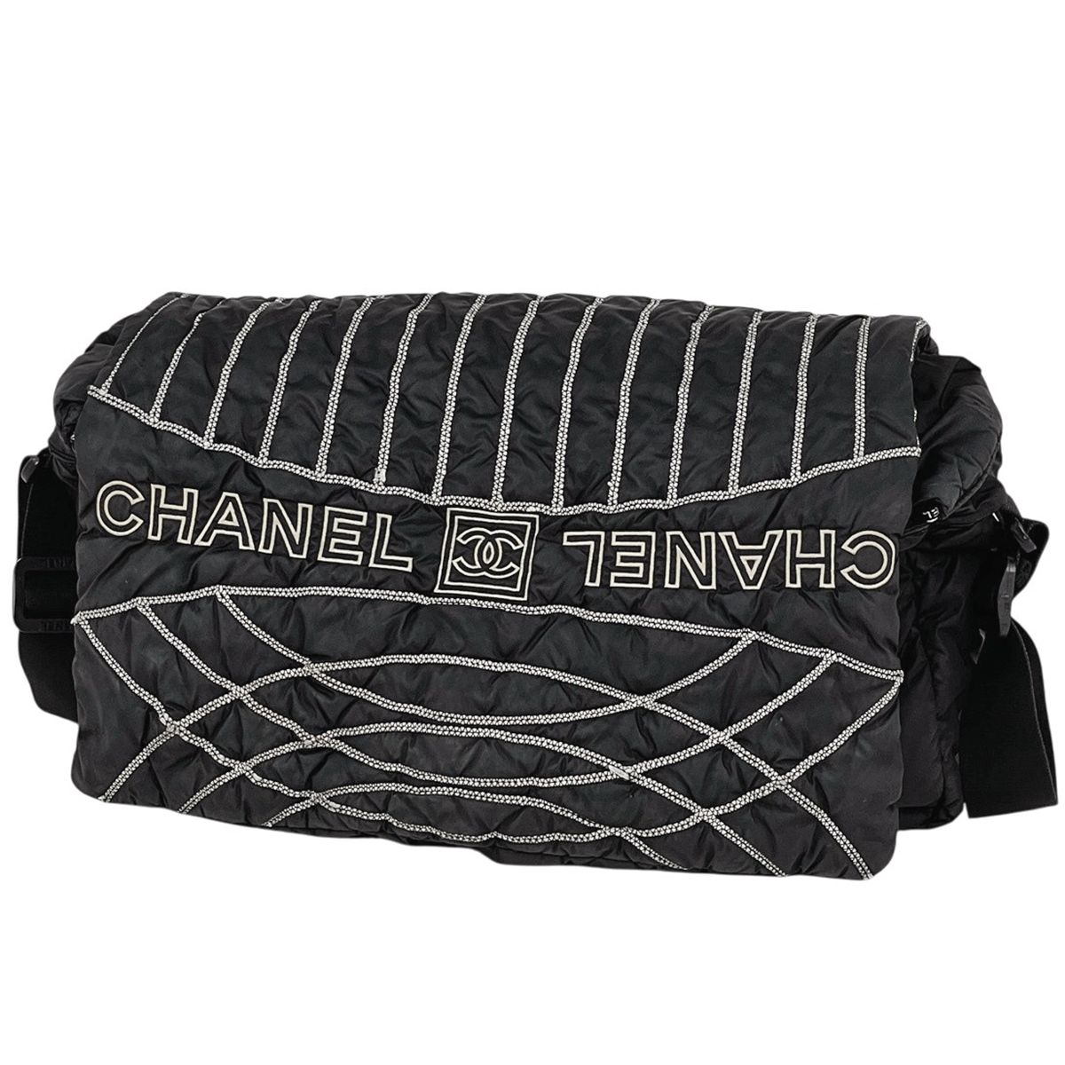 ジャンク品】シャネル CHANEL スポーツライン ショルダーバッグ ココ ジャンク品】シャネル CHANEL スポーツライン ショルダーバッグ ココ