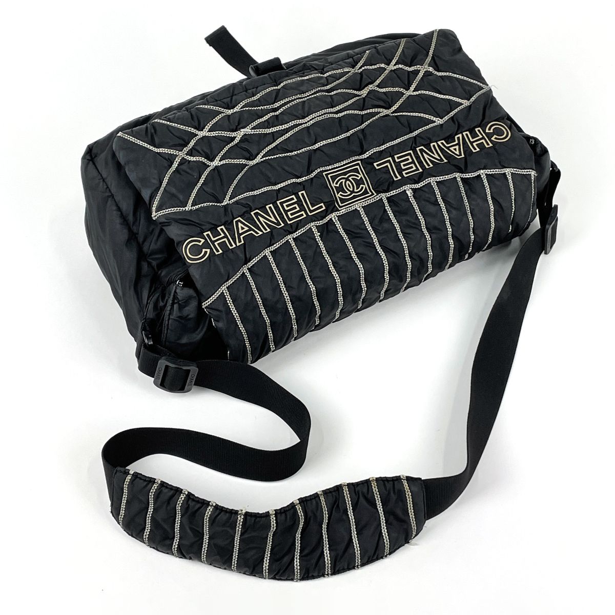ジャンク品】シャネル CHANEL スポーツライン ショルダーバッグ ココ ジャンク品】シャネル CHANEL スポーツライン ショルダーバッグ ココ