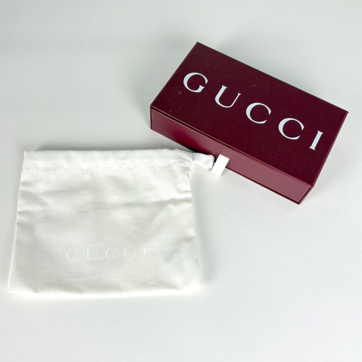 グッチ GUCCI GG柄 シュシュ リボン ヘアアクセサリー シルク ベージュ