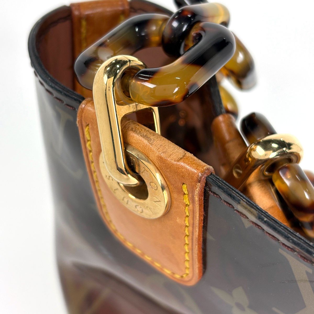 ルイ・ヴィトン Louis Vuitton カバ アンブルPM トートバッグ クリア 