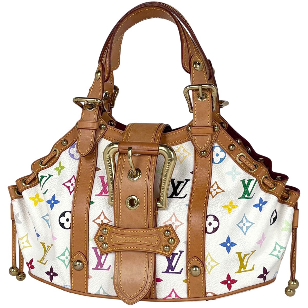 ルイ・ヴィトン Louis Vuitton テダPM ハンドバッグ モノグラムマルチカラー ブロン(ホワイト) M92348 レディース 【中古】