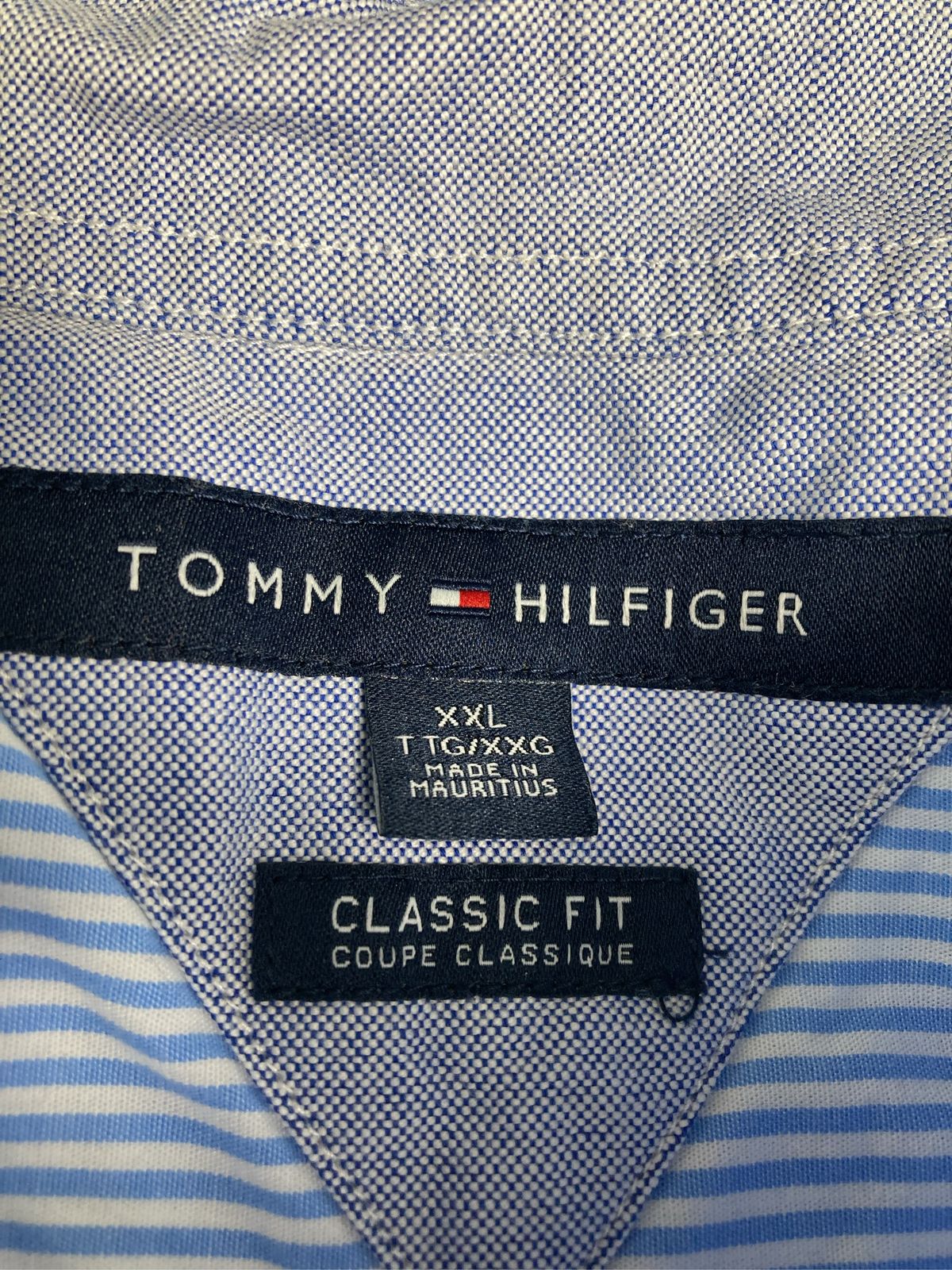TOMMY HILFIGER シャツ ベージュ ネイビー BOYS TOMMY HILFIGER トミー 