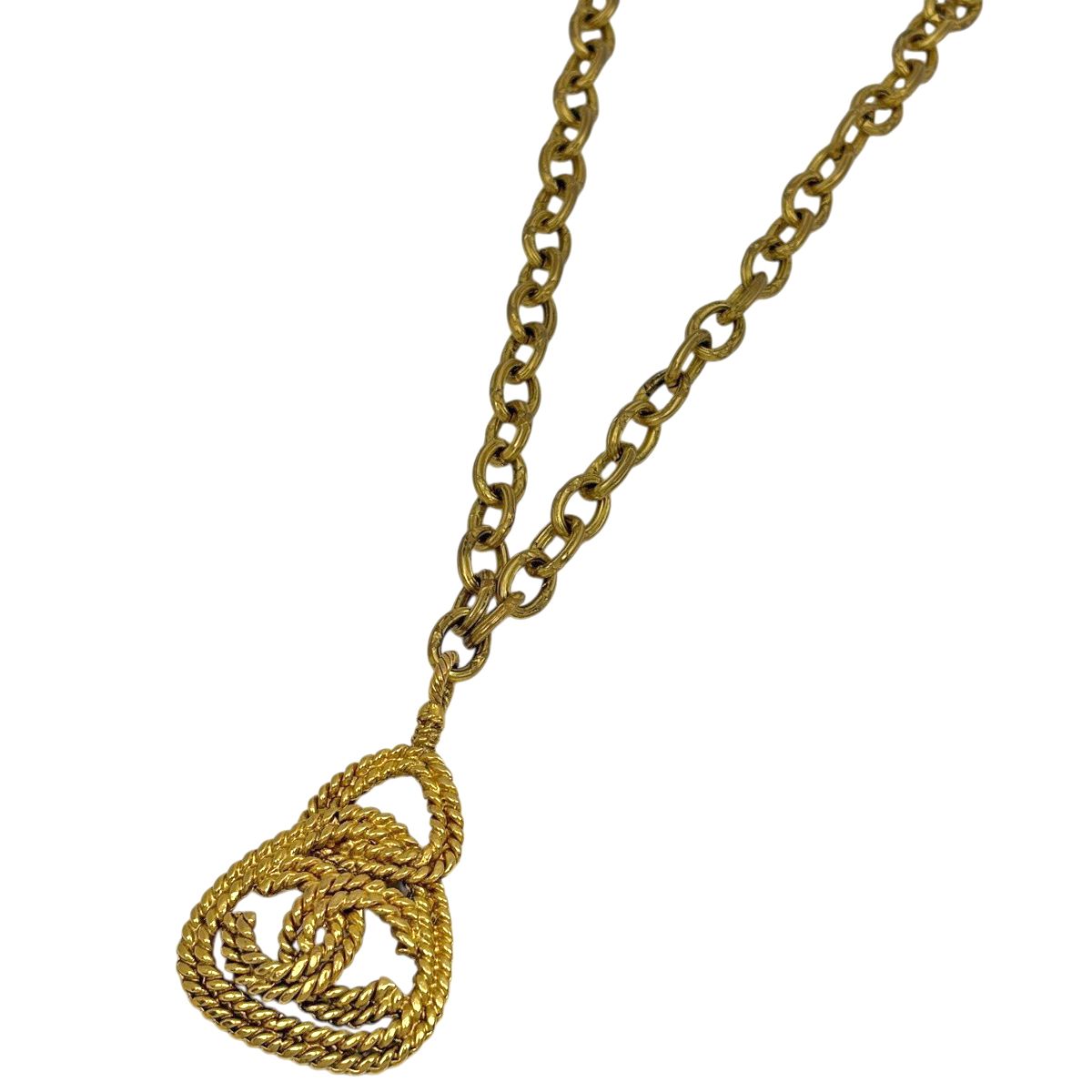 シャネル CHANEL ココマーク チェーン ネックレス GP ゴールド レディース 【中古】