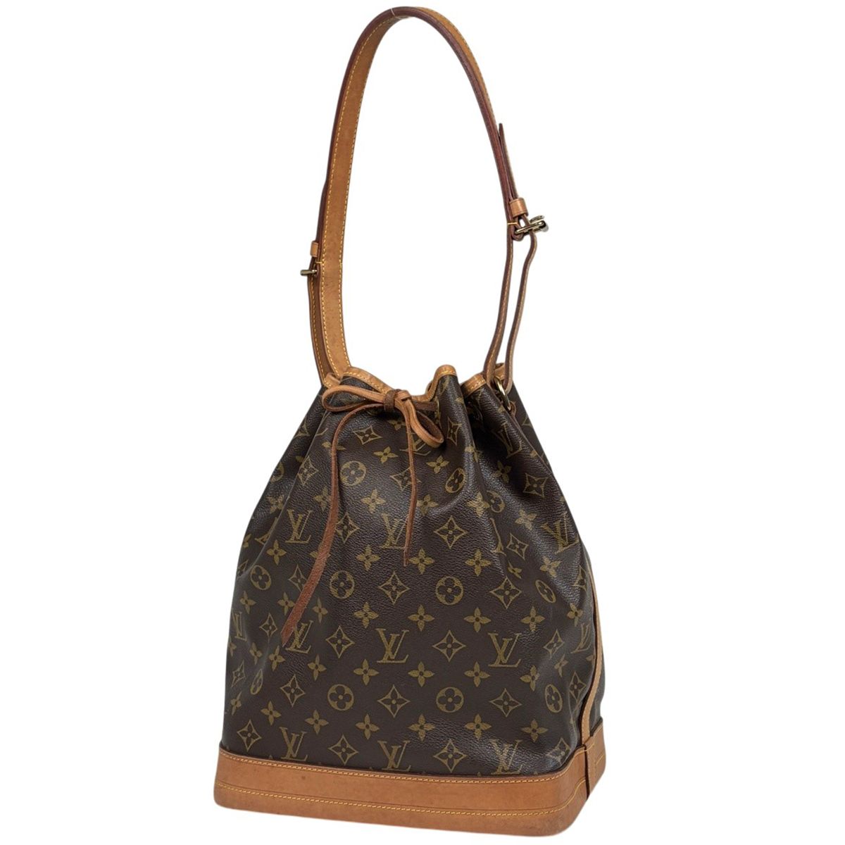 ルイ・ヴィトン Louis Vuitton ノエ ワンショルダー 肩掛け 巾着型 ショルダーバッグ モノグラム ブラウン M42224 レディース 【中古】 59,400円