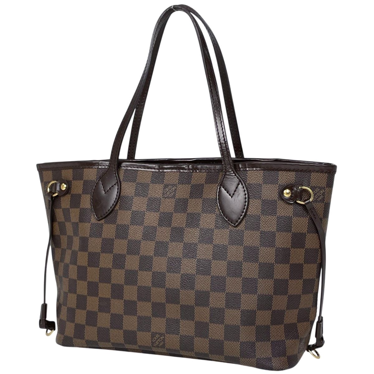 ルイ・ヴィトン Louis Vuitton ネヴァーフルPM ハンドバッグ トートバッグ ダミエ ブラウン N51109 レディース 【中古】