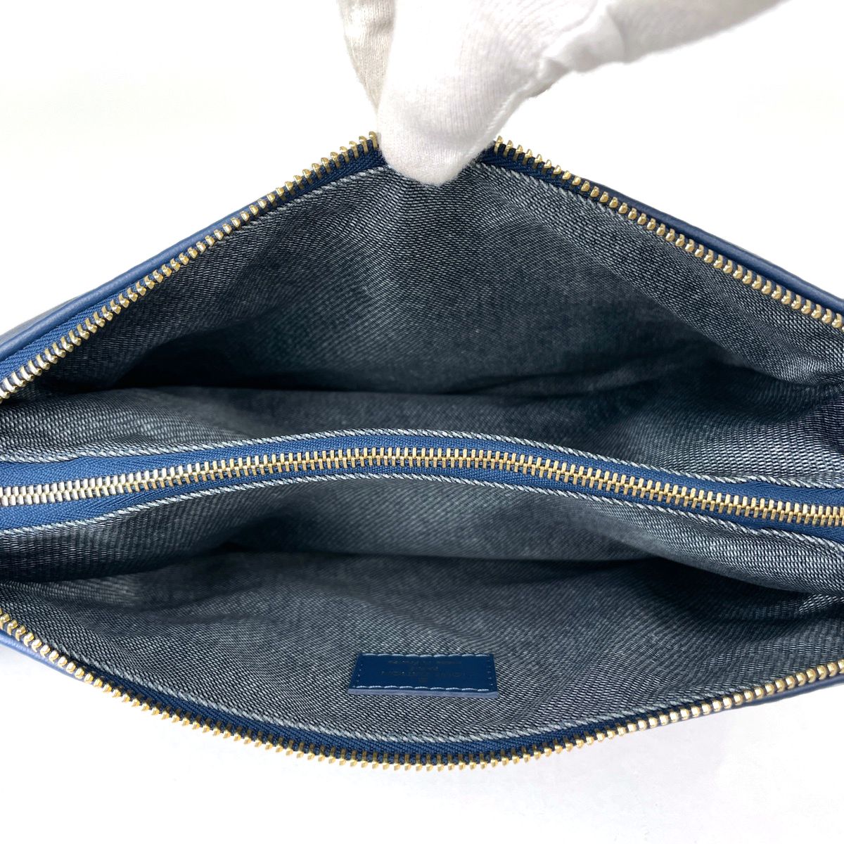 ルイ・ヴィトン Louis Vuitton クッサンPM 2WAY デニムロゴ ショルダー 