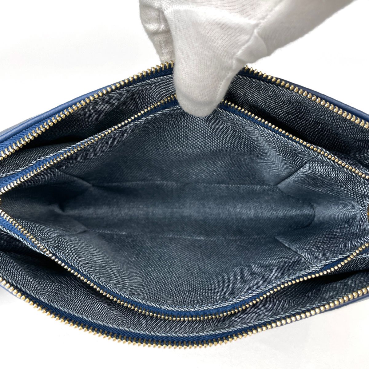 ルイ・ヴィトン Louis Vuitton クッサンPM 2WAY デニムロゴ ショルダー