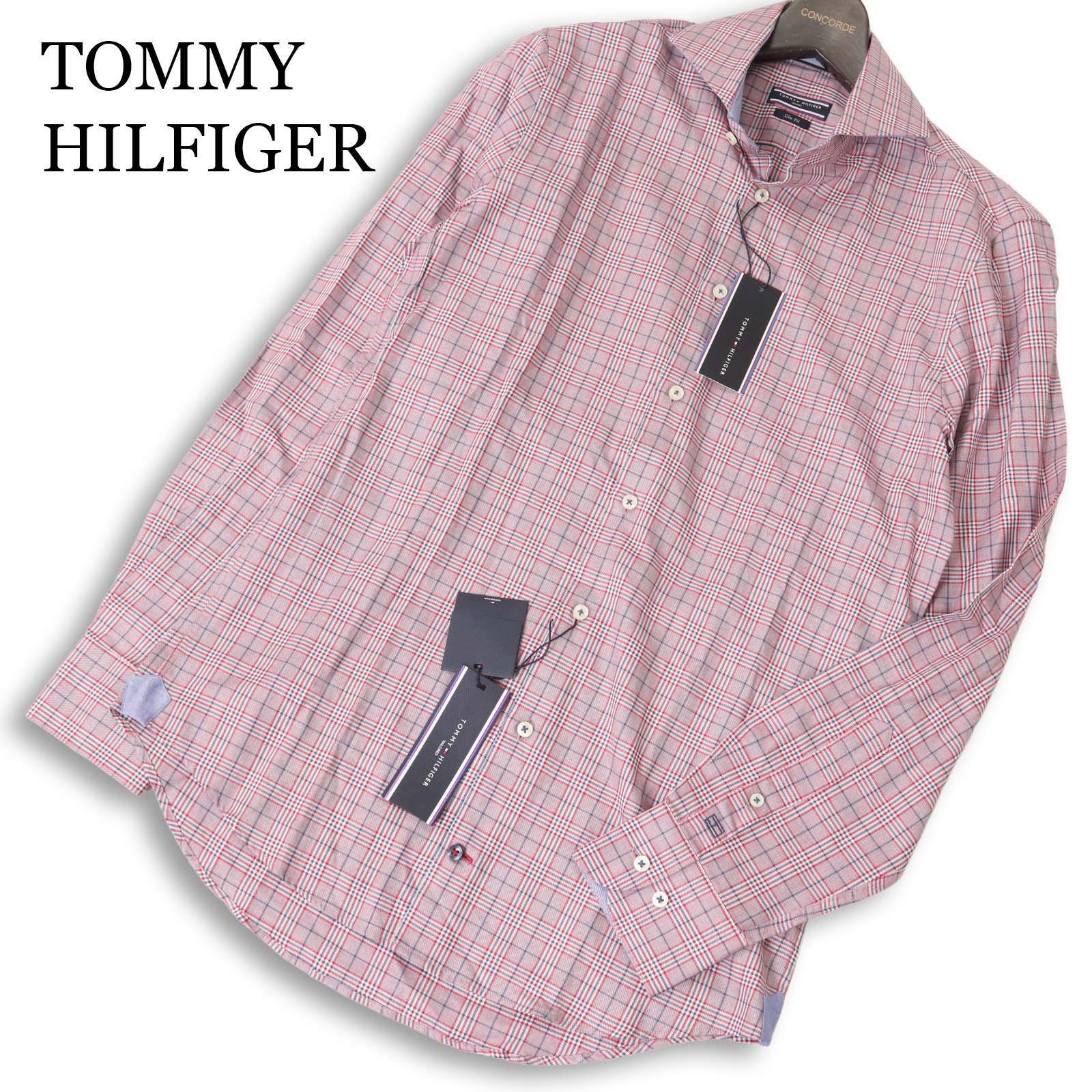 新品 未使用】 TOMMY HILFIGER トミーヒルフィガー 通年 ロゴ刺繍 