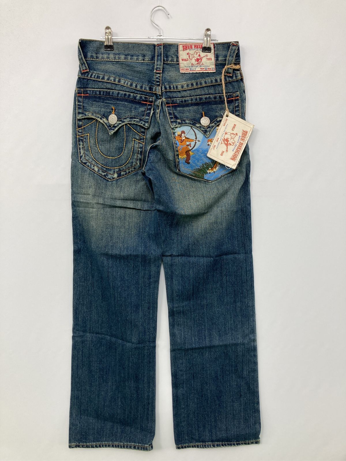 True Religion トゥルーレリジョン デニムパンツ 30 ブルー フル 