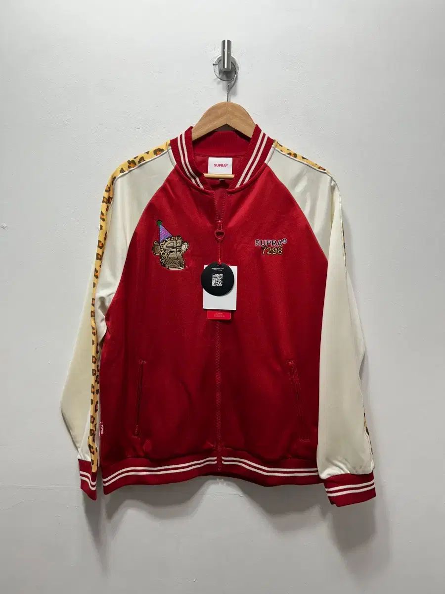 スプラ モンキー ジャケット レッド レオパード 新品 L