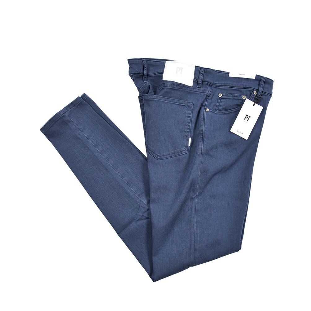 PT TORINO DENIM ピーティートリノデニム / SWING スウィング SUPERSLIM FIT スーパースリムフィット デニムジーンズ 5ポケット パンツ 春夏 メンズ ネイビー イタリア製 PT05 437669