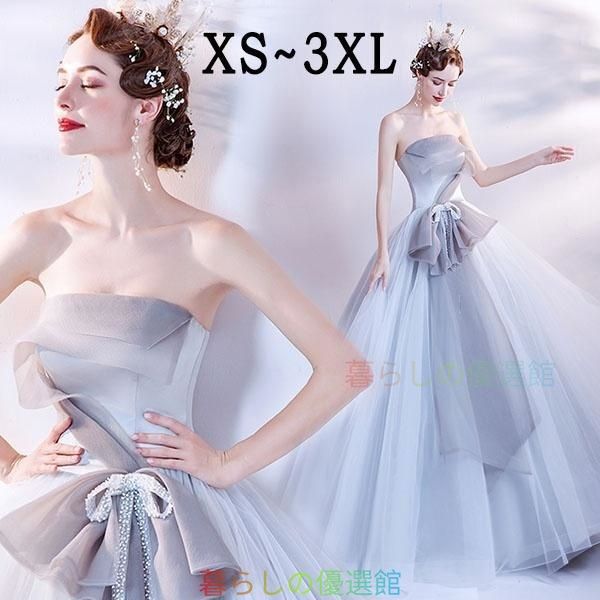 大人気!XS~3XLウェディングドレス ロングドレス 演奏会 結婚式 オフショルダー パーティードレス ワンピース フォーマル 2次会 謝恩会 発表会pdlf521