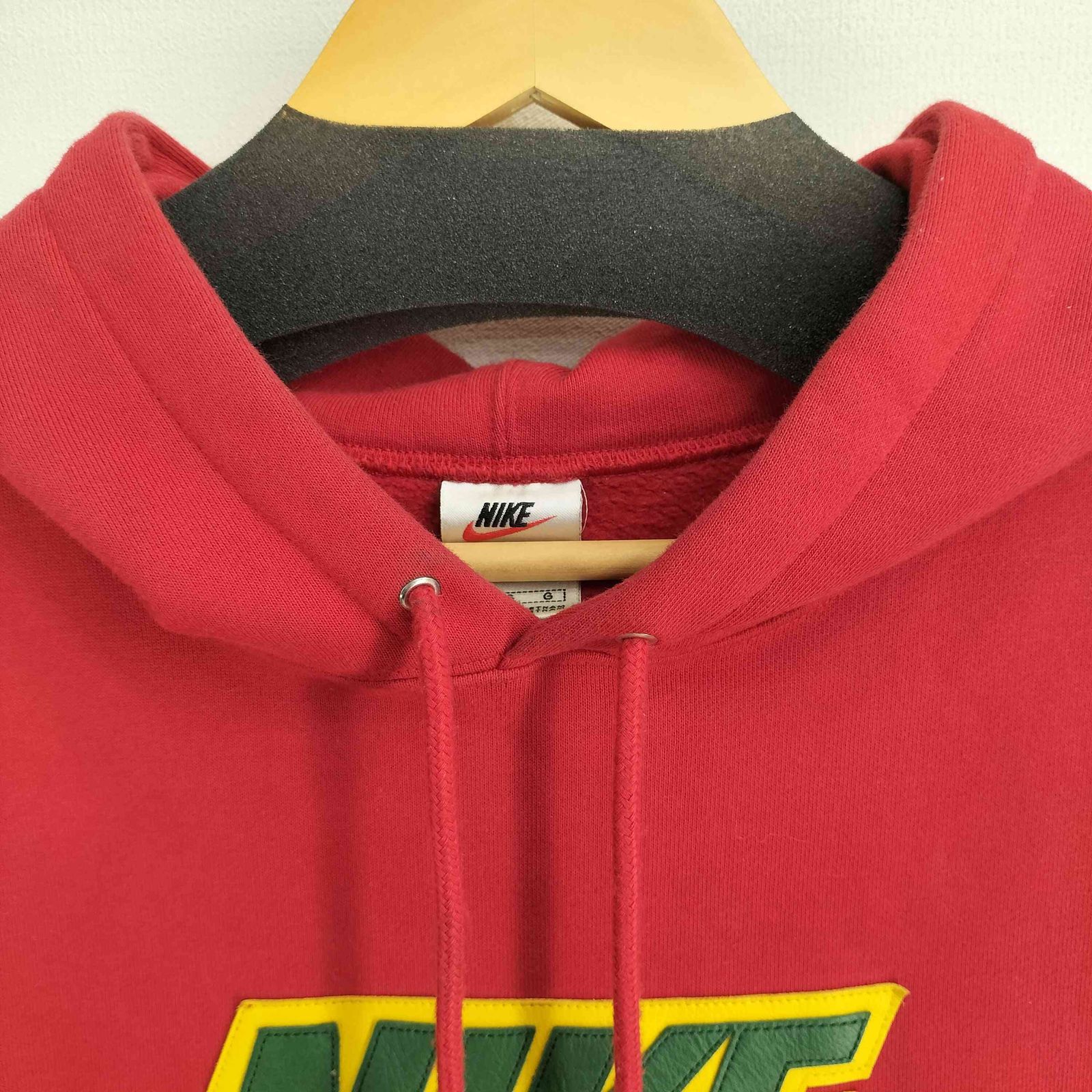 シュプリーム Supreme 19AW Leather Appkique Hooded Sweatshirt
