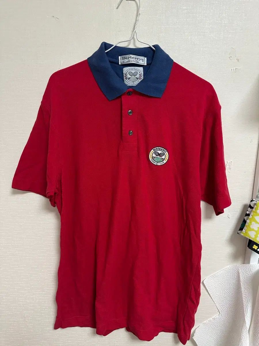BURBERRY バーバリー テニス テニス テニス クラブ クラブ クラブ レッド レッド レッド 半袖 半袖 半袖 カラーTシャツ カラーTシャツ カラーTシャツ