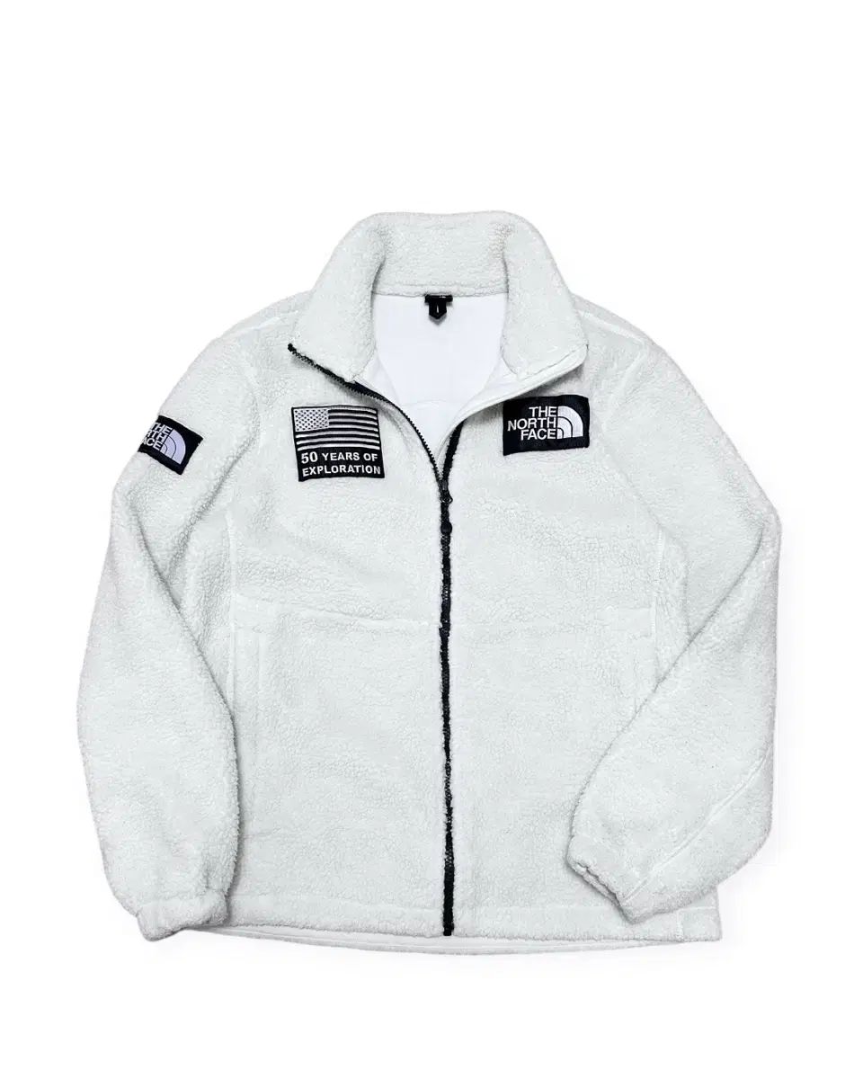 THE NORTH FACE ザノースフェイス 白 フリース ジャケット