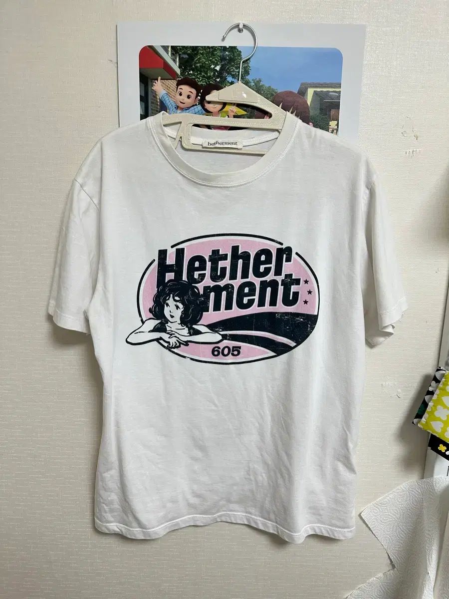 ヘザーヘマント 白 Tシャツ