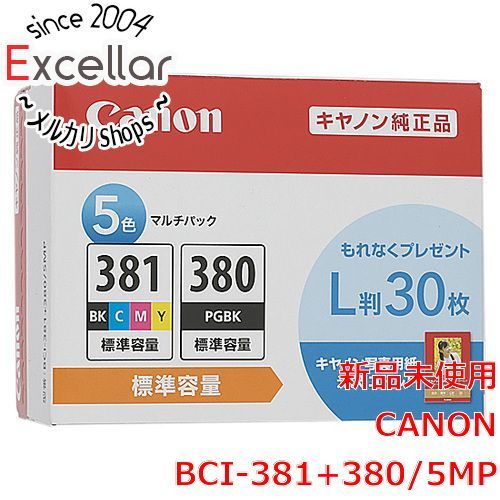 [bn:3] CANON　インクタンク 5色マルチパック　BCI-381+380/5MP