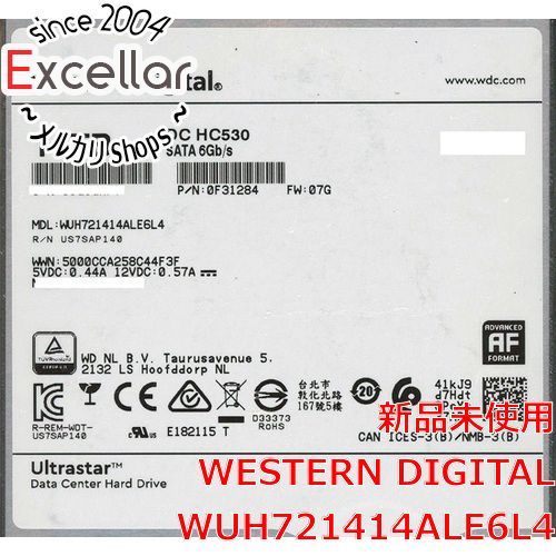 [bn:2] Western Digital製HDD WUH721414ALE6L4 14TB SATA600 7200