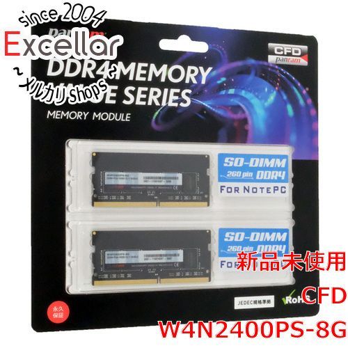 [bn:10] CFD Panram　W4N2400PS-8G　SODIMM DDR4 PC4-19200 8GB 2枚組 25,478円