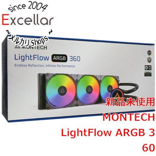 [bn:0] MONTECH　水冷CPUクーラー LightFlow ARGB 360　ブラック