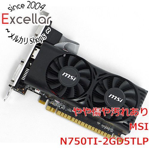 [bn:16] MSI製グラボ　N750Ti-2GD5TLP　PCIExp 2GB
