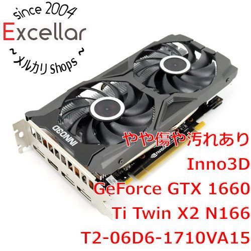 [bn:10] Inno3Dグラボ　GeForce GTX 1660 Ti Twin X2 N166T2-06D6-1710VA15　PCIExp 6GB