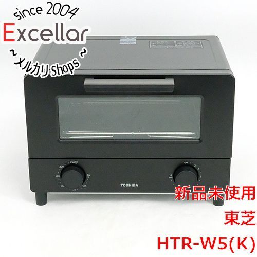 [bn:0] TOSHIBA　オーブントースター　HTR-W5(K)　ブラック
