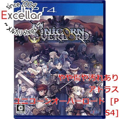 [bn:2] ユニコーンオーバーロード　PS4　ディスク傷