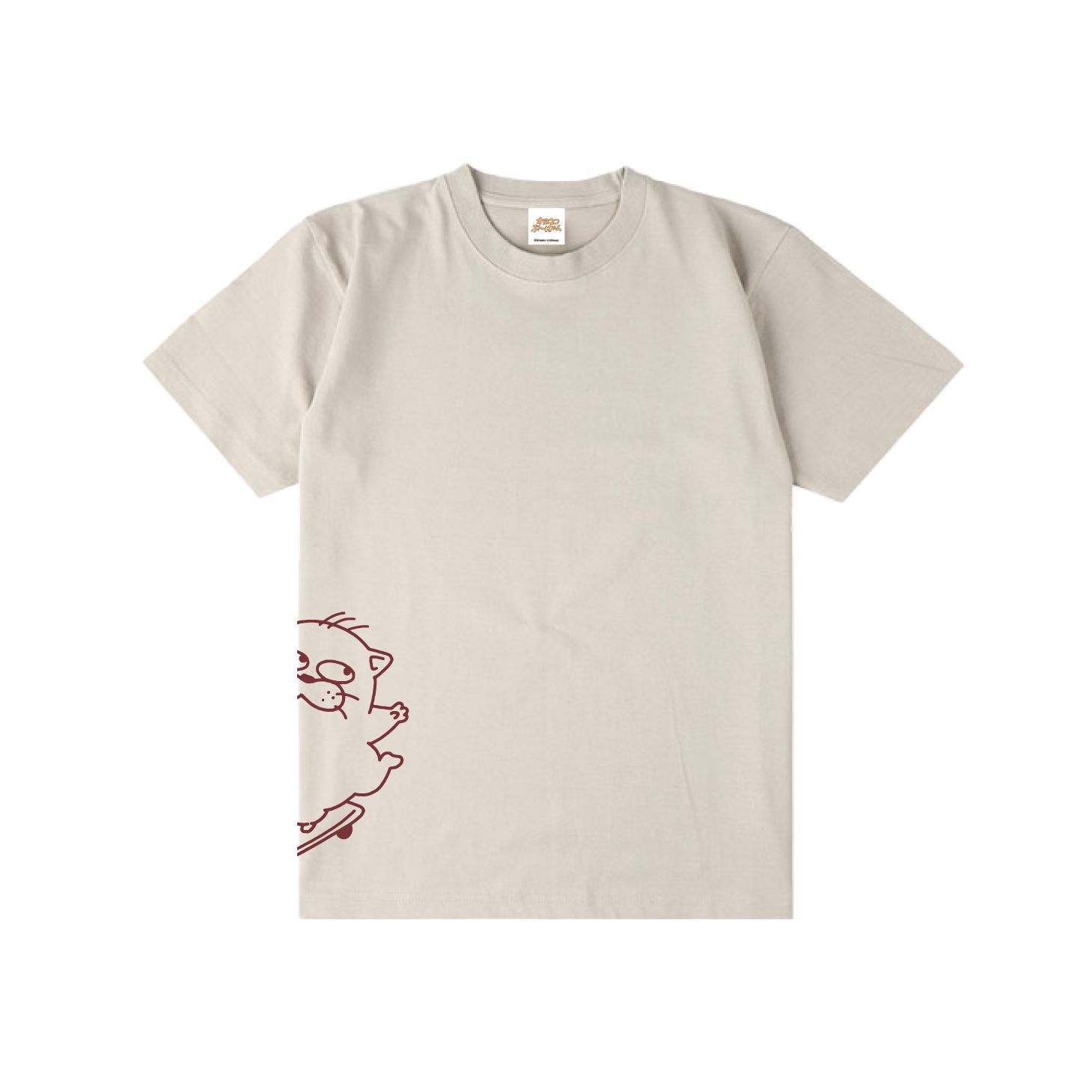 希少 オヨネコぶーにゃん Tシャツ ホワイト 年代物 オヨネコぶーにゃん Tシャツ（スケボー） - メルカリ
