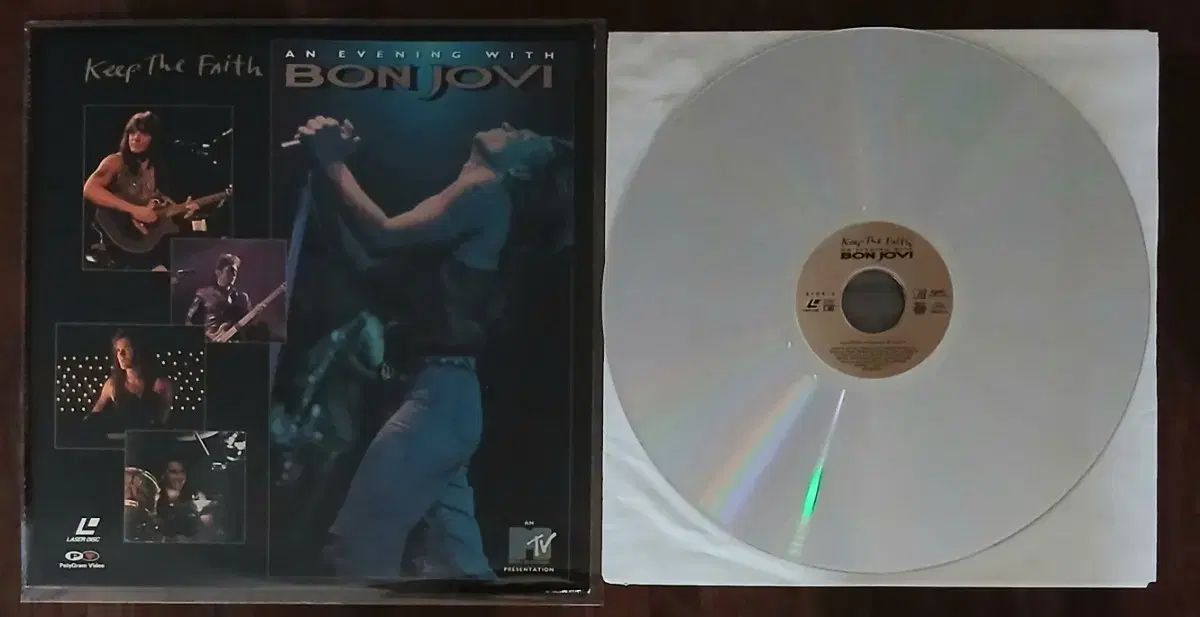 ボン・ジョヴィ Keep The Faith レーザー ディスク LD