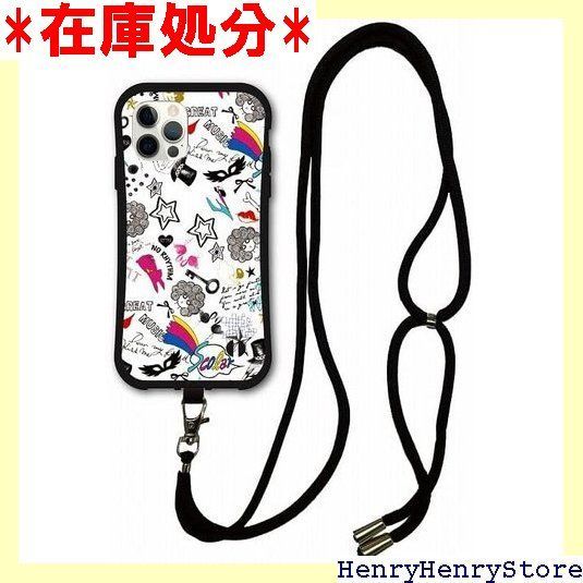 スマホショルダー付 iPhone16互換品 ケース i-coronケース スマホケース スカラー ScoLar デザイン アイフォン16互換品ケース 側面 保護 耐衝撃 スマホカバー スカラー ポップ柄 たくさんのアイテム かわいい 2455