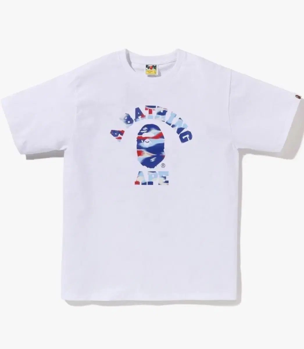 BAPE スクリーン カモフラージュ カレッジTシャツ (新品)