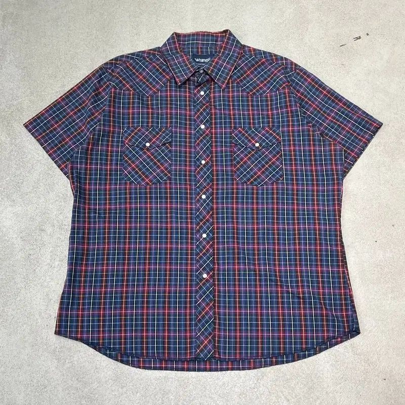 Wrangler(ラングラー) ウェスタン CHECKハーフシャツ s11347