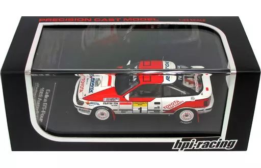 【中古】ミニカー 1/43 TOYOTA Celica GT-Four 1989 Australia #1 (レッド×ホワイト) [8084]