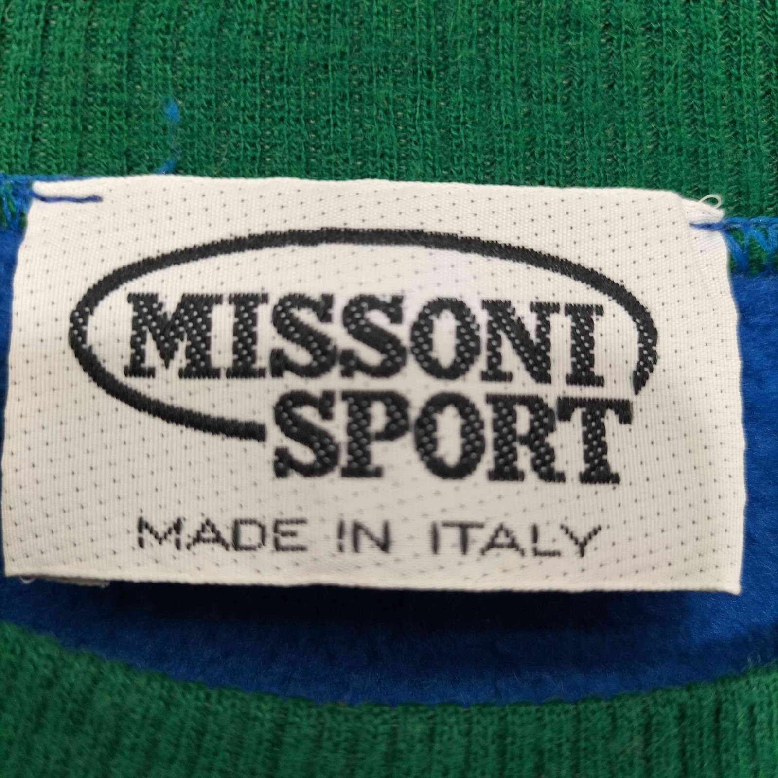ミッソーニスポーツ MISSONI SPORTS ロゴプリントフリーススウェット 