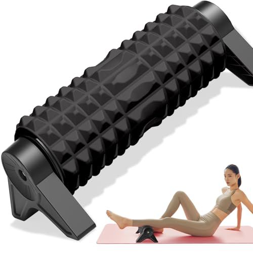 日本限定特許製品（登録第3253020号）【SFF優勝者筋トレ専門家が推奨xPoco'ce 掲載】取り外し可能 三角スタンド型 フォームローラー 筋膜ローラー【滑らない固定スタンド】初心者向け ストレッチポール【ダブルゾーントリガーポイント】 c67299b2
