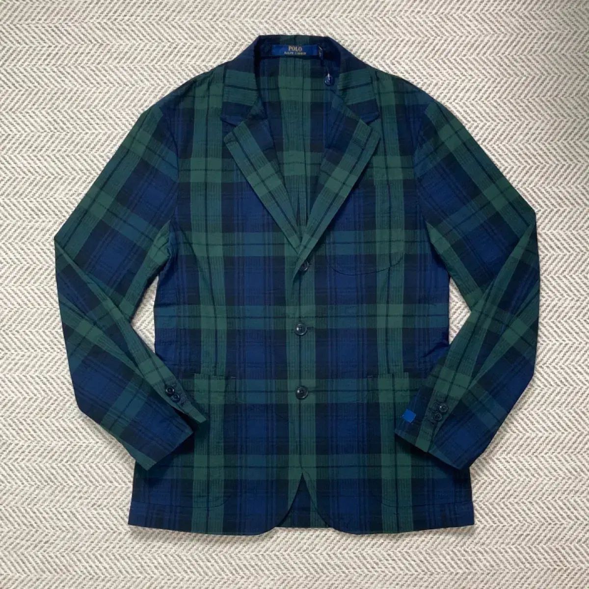 ポロラルフローレン タータンチェック ブレーザー ジャケット 40r