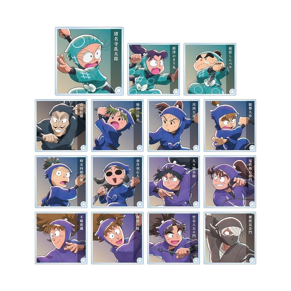 『忍たま乱太郎』描き下ろしイラスト みんなで鍛練の段ver. トレーディングアクリルスタンドパネル(単位/BOX)【202605再販】