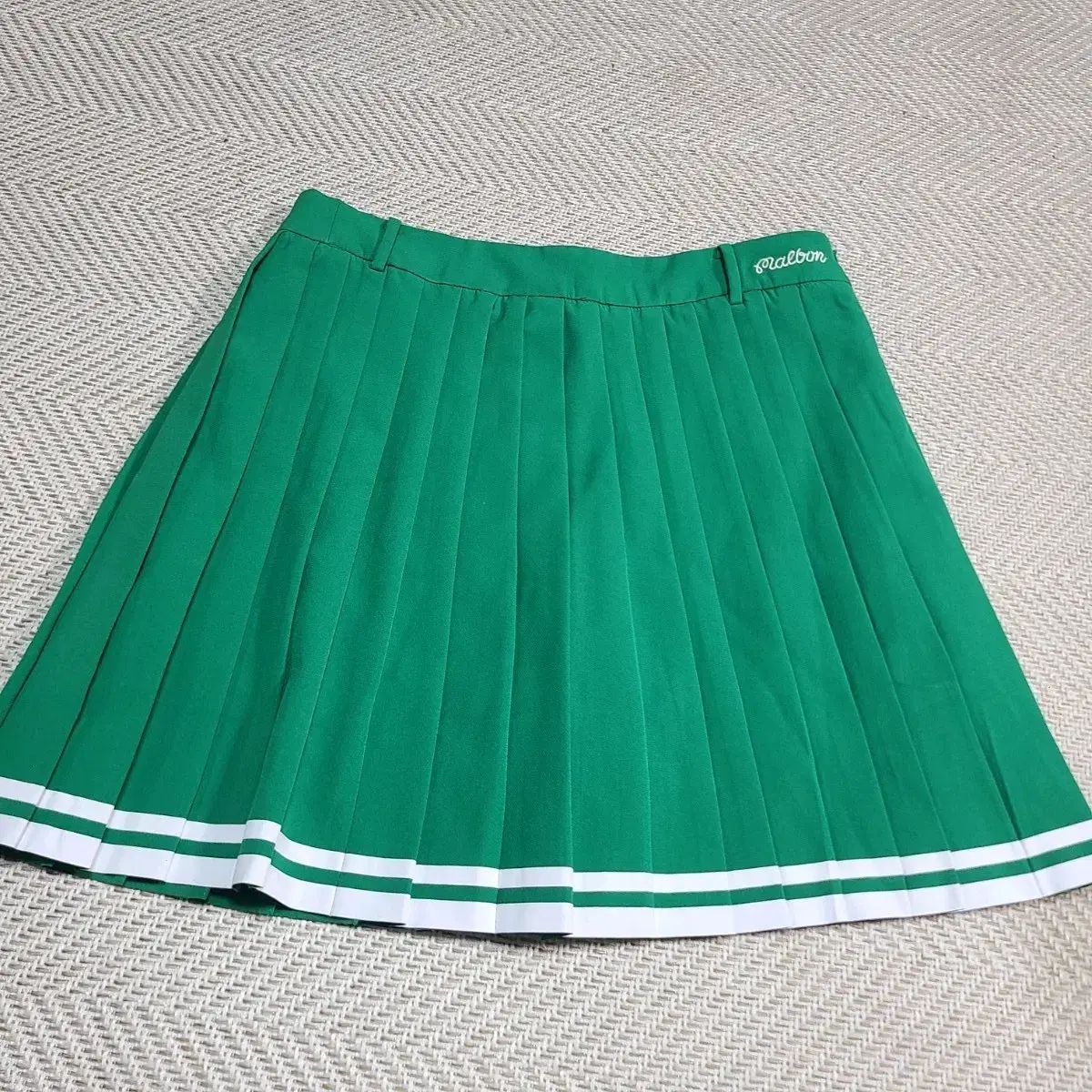 26)マルボンゴルフ スカート グリーン プリーツ キュロット