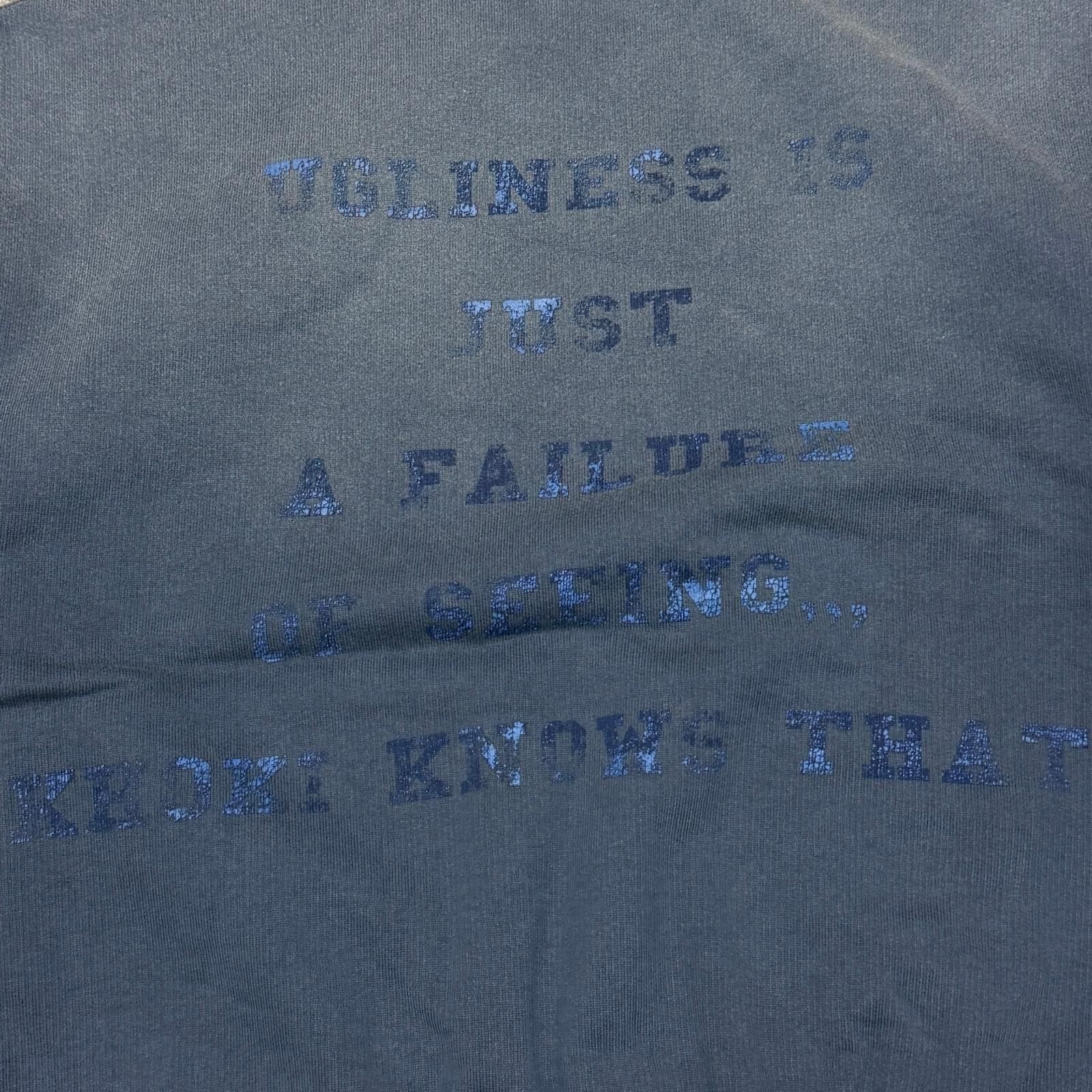 参考上代58300円 未使用 KHOKI 25SS KHOKI Vintage-effect sweatshirt