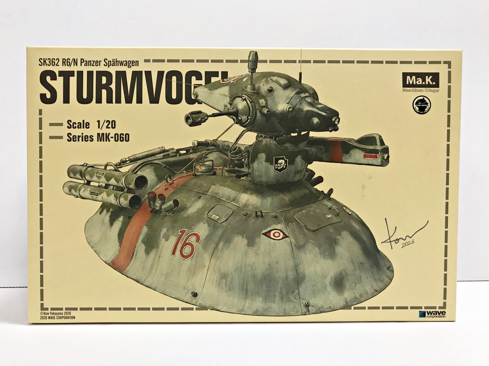 34.【未組立】1/20 SK362 R6/N Panzer Spahwagen シュトゥルムフォーゲル Ma.K. マシーネンクリーガー MK-060【併売品】