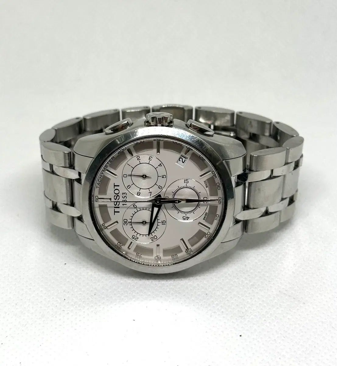 正規品 ティソ(TISSOT) クチュリエ クロノグラフ メタル ウォッチ
