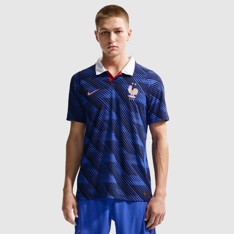 【送料無料・匿名配送】Nike ナイキ フランス代表 2026 公式 オーセンティック ホーム シャツ 青銅 襟付き 新品 正規品