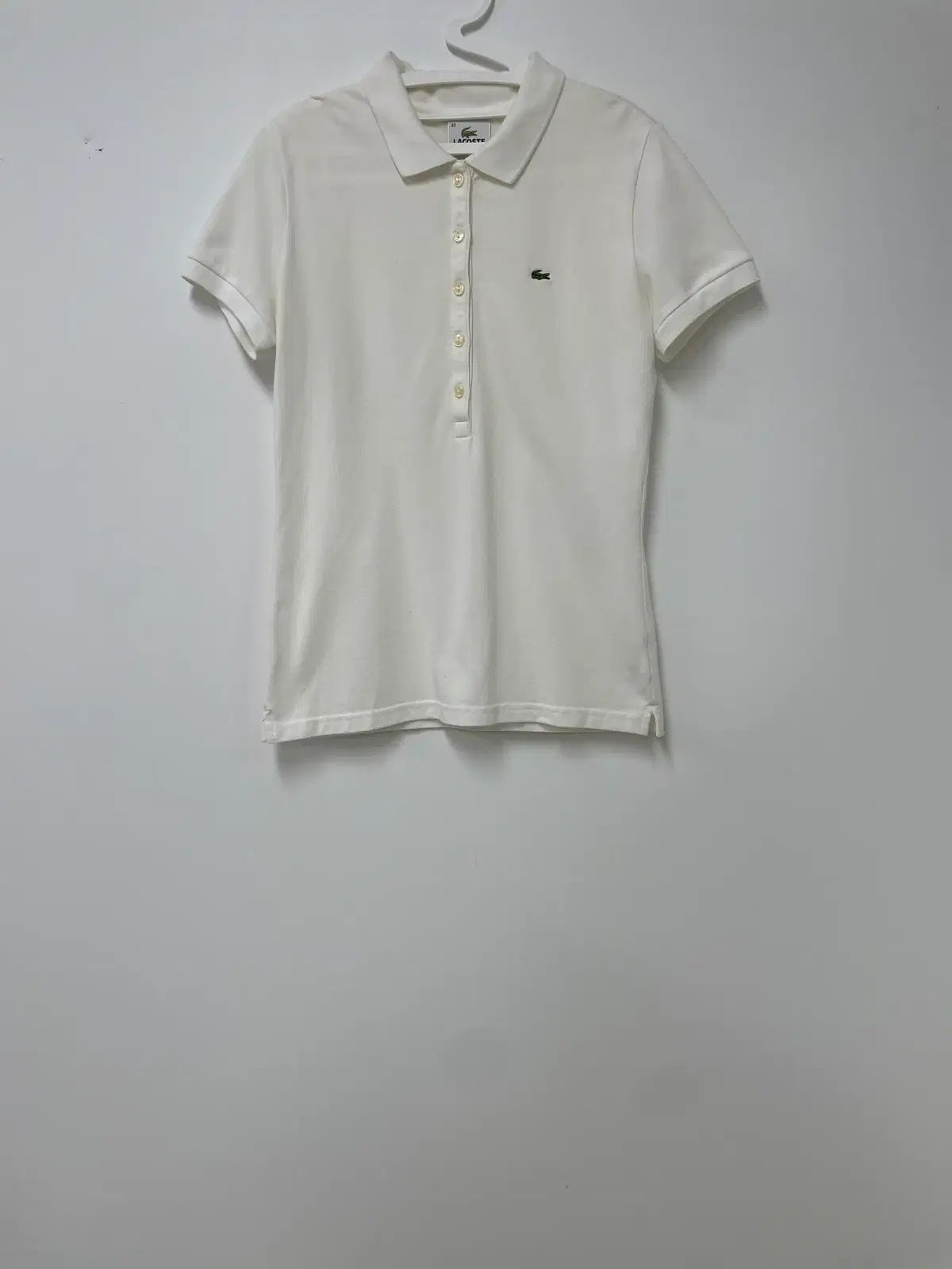 LACOSTE ラコステ 白 半袖 カラーTシャツ 40
