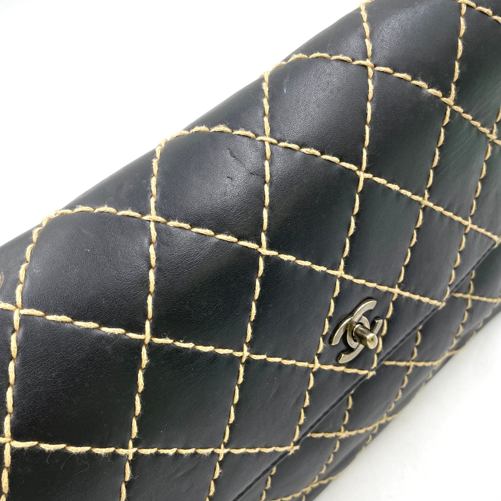 新着】CHANEL マトラッセ ワイルドステッチ シリアル番号6番台 カーフ 
