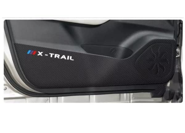 新品 MEKOMEKO 適合 エクストレイル 新型 X-TRAIL 4代目 T33専用 ドアキックガード ドアキックマット ドアトリムカバー ドアパネルカバー ドアプロテクター 汚れ防止 傷防止 インテリアパネル 内装パーツ レザー 4PCS 新型 X-TRA
