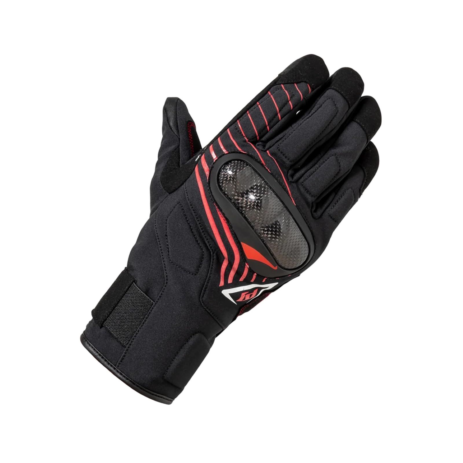 新品 山城(yamashiro) IDEAL アイディール バイク用 ウィンター グローブ 防寒 透湿 防水 防風 秋 冬 プロテクター スマホ対応 タッチパネル対応 ID-110 SURGE サージ レッド XLサイズ ID110RD/XL