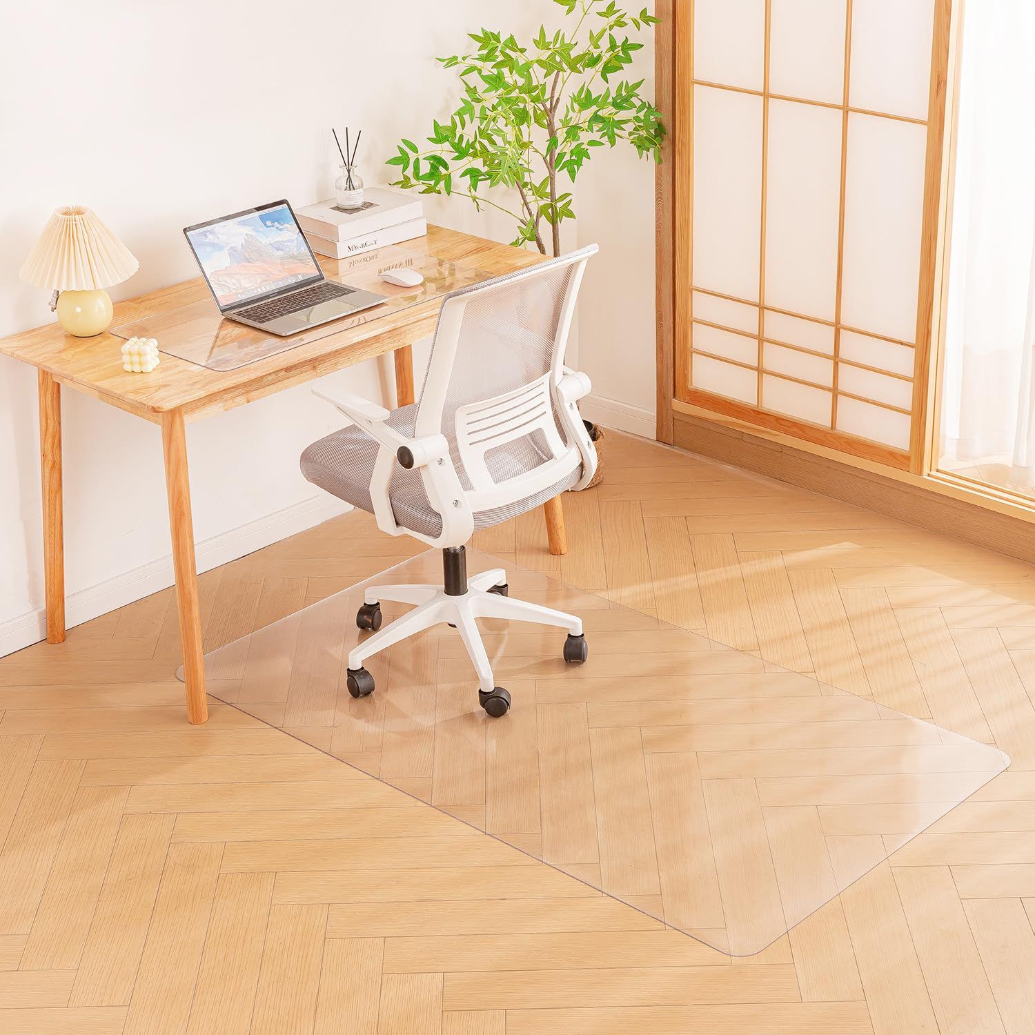 新品 AHAZIAH PVC ダイニングマット エンボス加工 透明マット 特大サイズ 床を保護するダイニングマット フロアマット オフィスチェアマット デスクパッド クリアマット パソコンデスク 椅子 マット(厚さ 1.5mm120*240) 6,922円